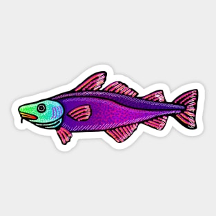 Bright Codfish Sticker